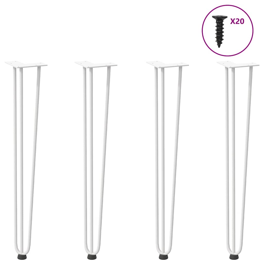Hairpin Legs For Coffee Table 4 Pcs Solid Steel
