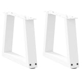 Dining Table Legs V-Shape 2 Pcs Steel