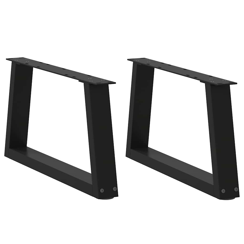 Dining Table Legs V-Shape 2 Pcs Steel
