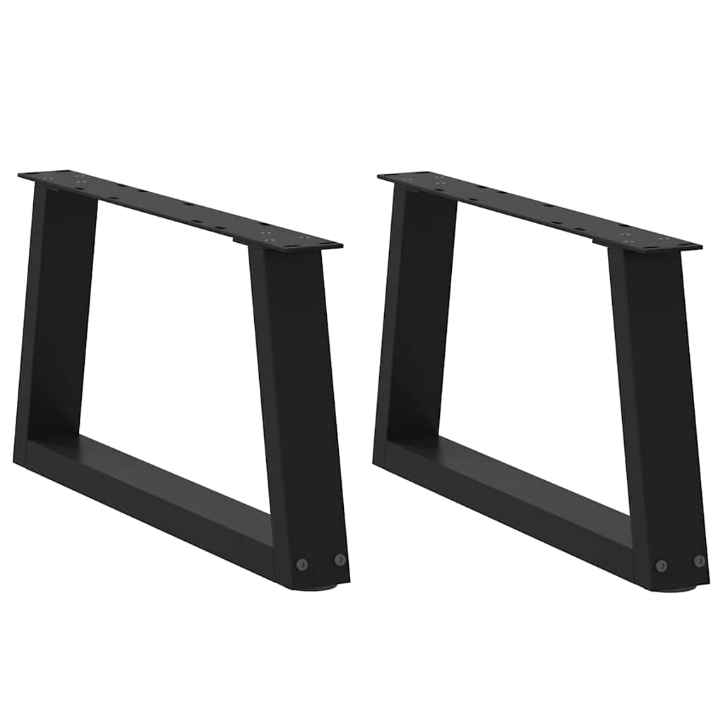 Dining Table Legs V-Shape 2 Pcs Steel