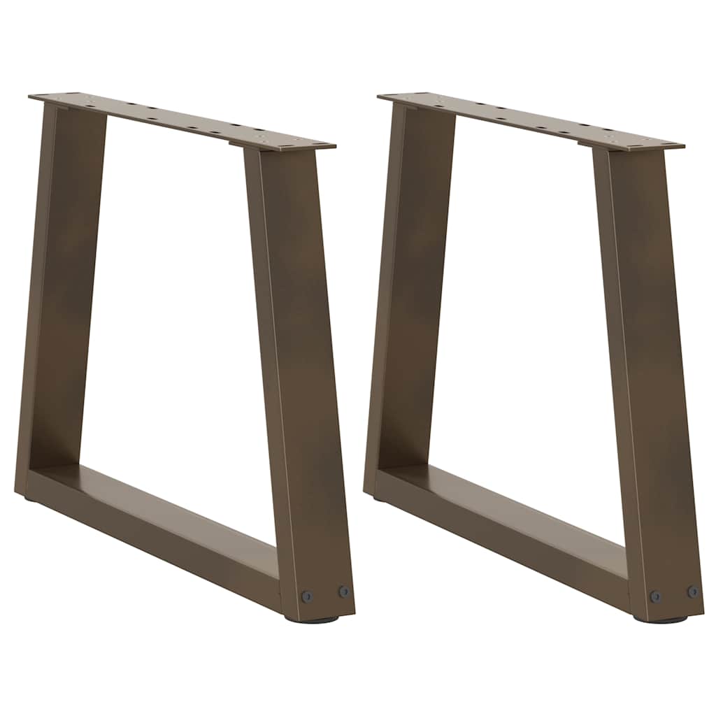 Dining Table Legs V-Shape 2 Pcs Steel