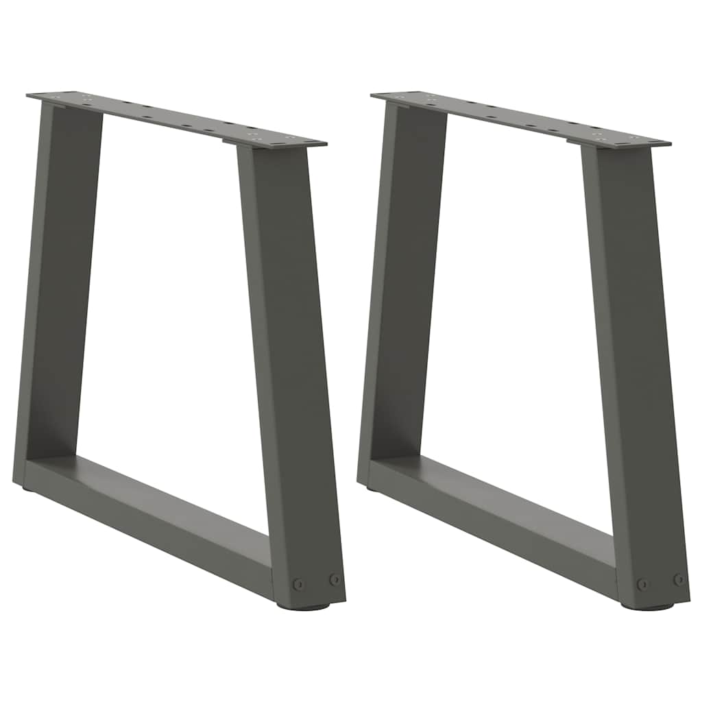Dining Table Legs V-Shape 2 Pcs Steel