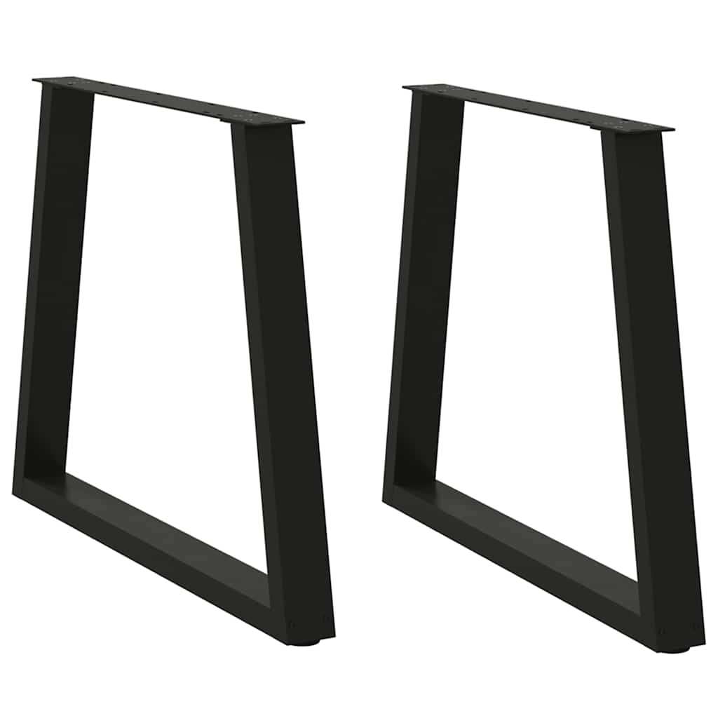 Dining Table Legs V-Shape 2 Pcs Steel