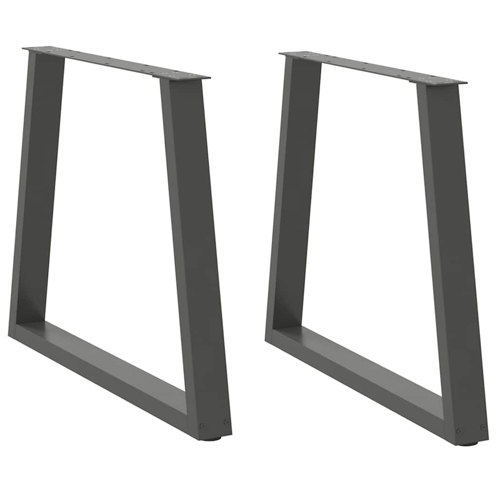Dining Table Legs V-Shape 2 Pcs Steel