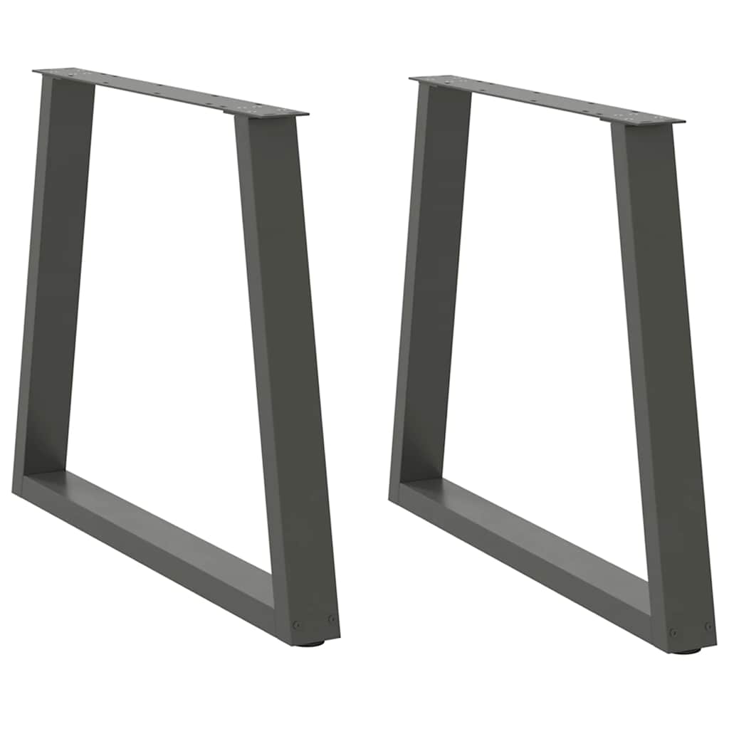 Dining Table Legs V-Shape 2 Pcs Steel