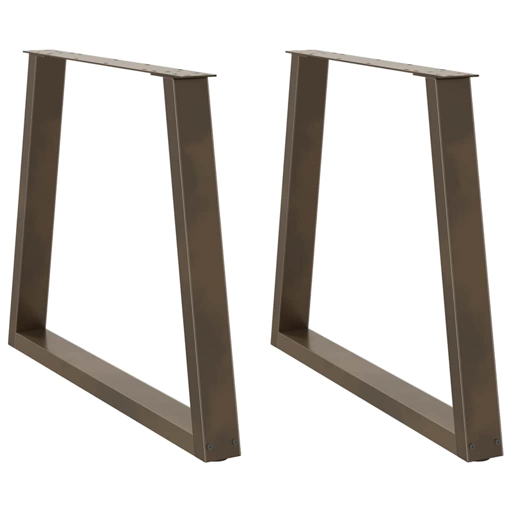 Dining Table Legs V-Shape 2 Pcs Steel