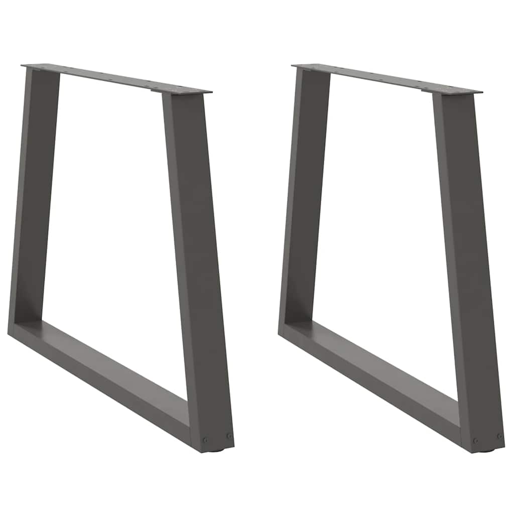 Dining Table Legs V-Shape 2 Pcs Steel