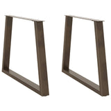 Dining Table Legs V-Shape 2 Pcs Steel