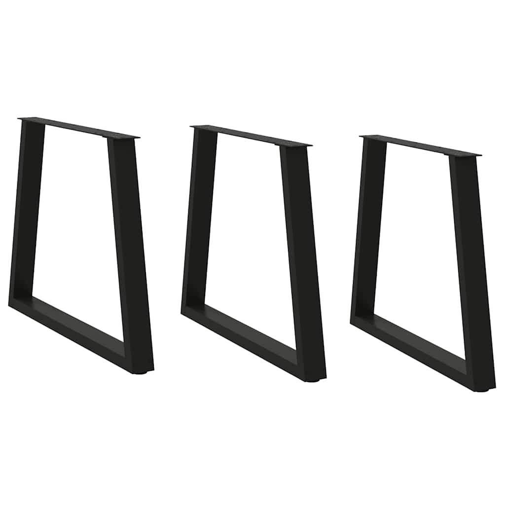 Dining Table Legs V-Shape 2 Pcs Steel