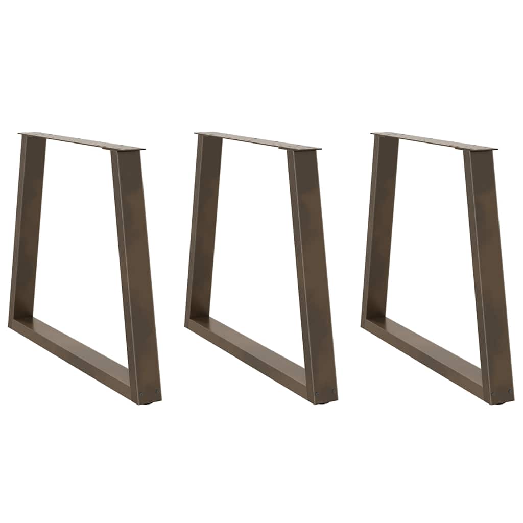 Dining Table Legs V-Shape 2 Pcs Steel
