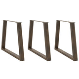 Dining Table Legs V-Shape 2 Pcs Steel