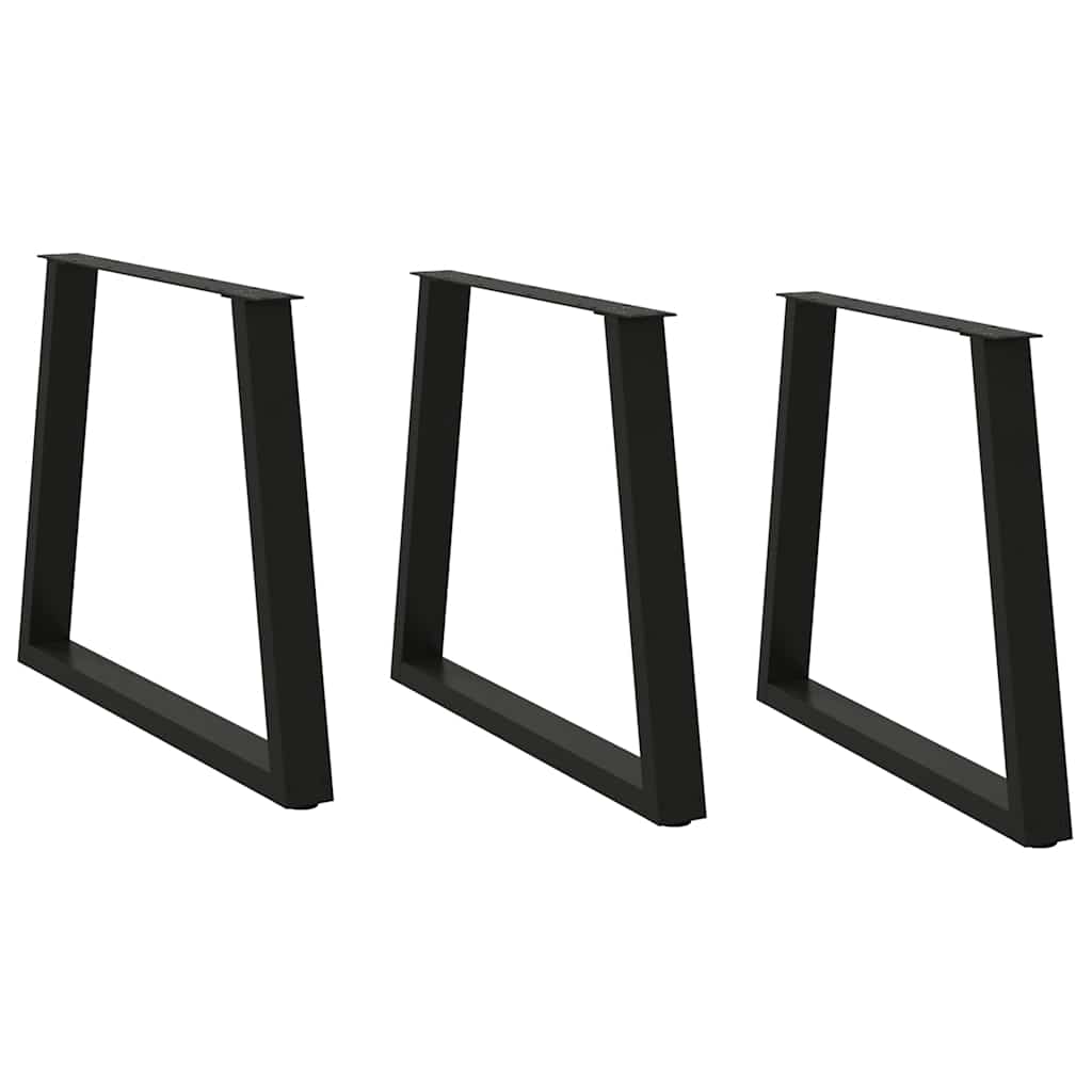 Dining Table Legs V-Shape 2 Pcs Steel