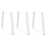 Dining Table Legs V-Shape 2 Pcs Steel
