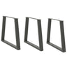 Dining Table Legs V-Shape 2 Pcs Steel