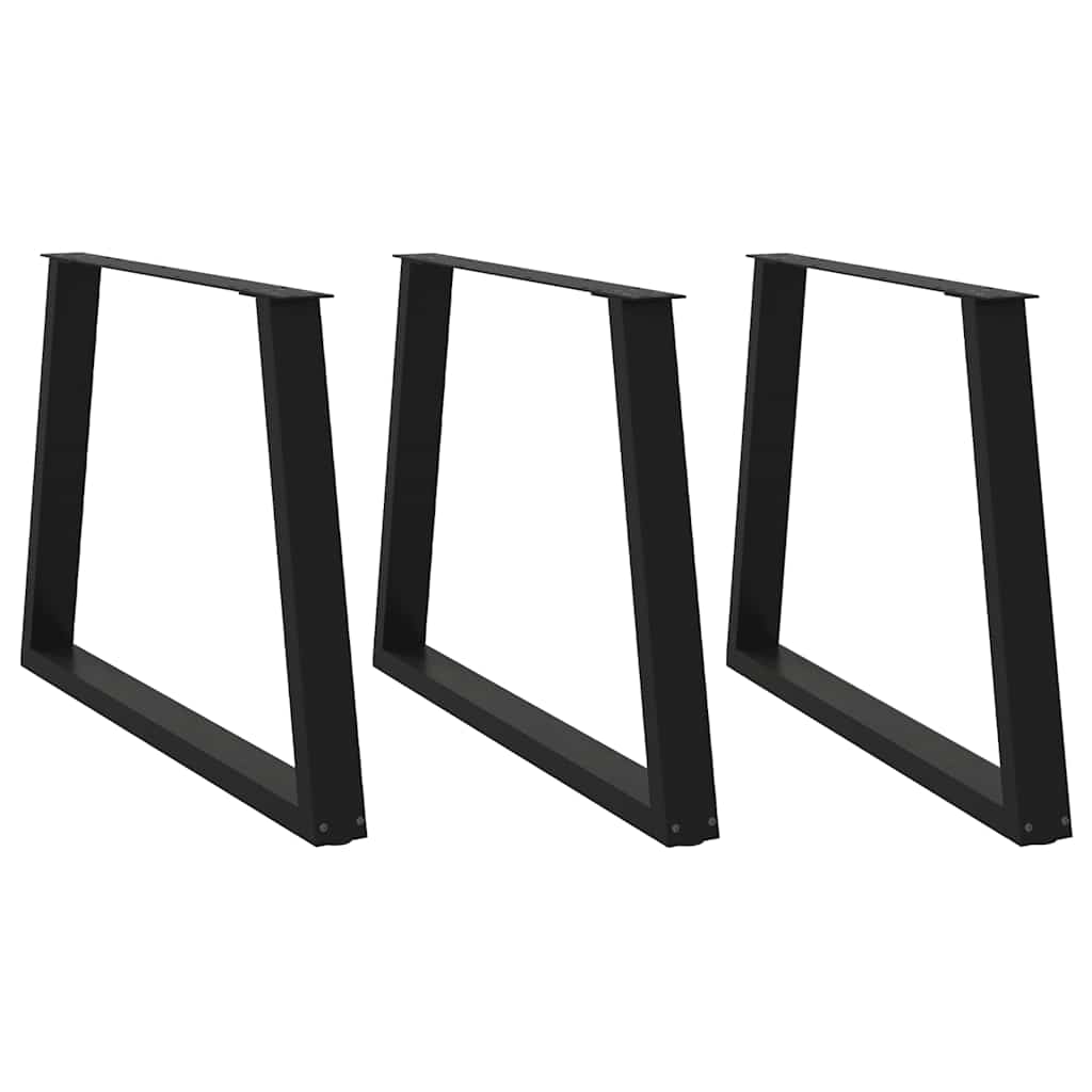 Dining Table Legs V-Shape 2 Pcs Steel