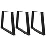 Dining Table Legs V-Shape 2 Pcs Steel