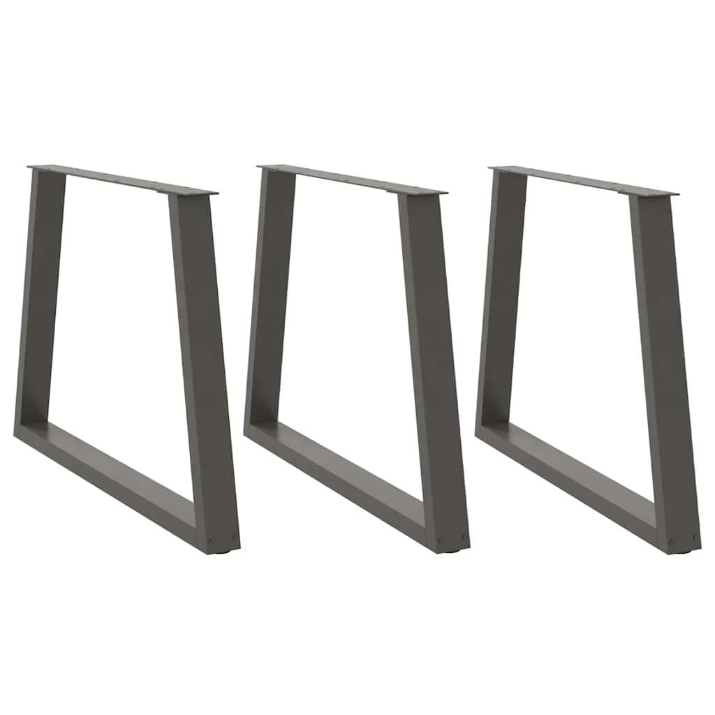 Dining Table Legs V-Shape 2 Pcs Steel