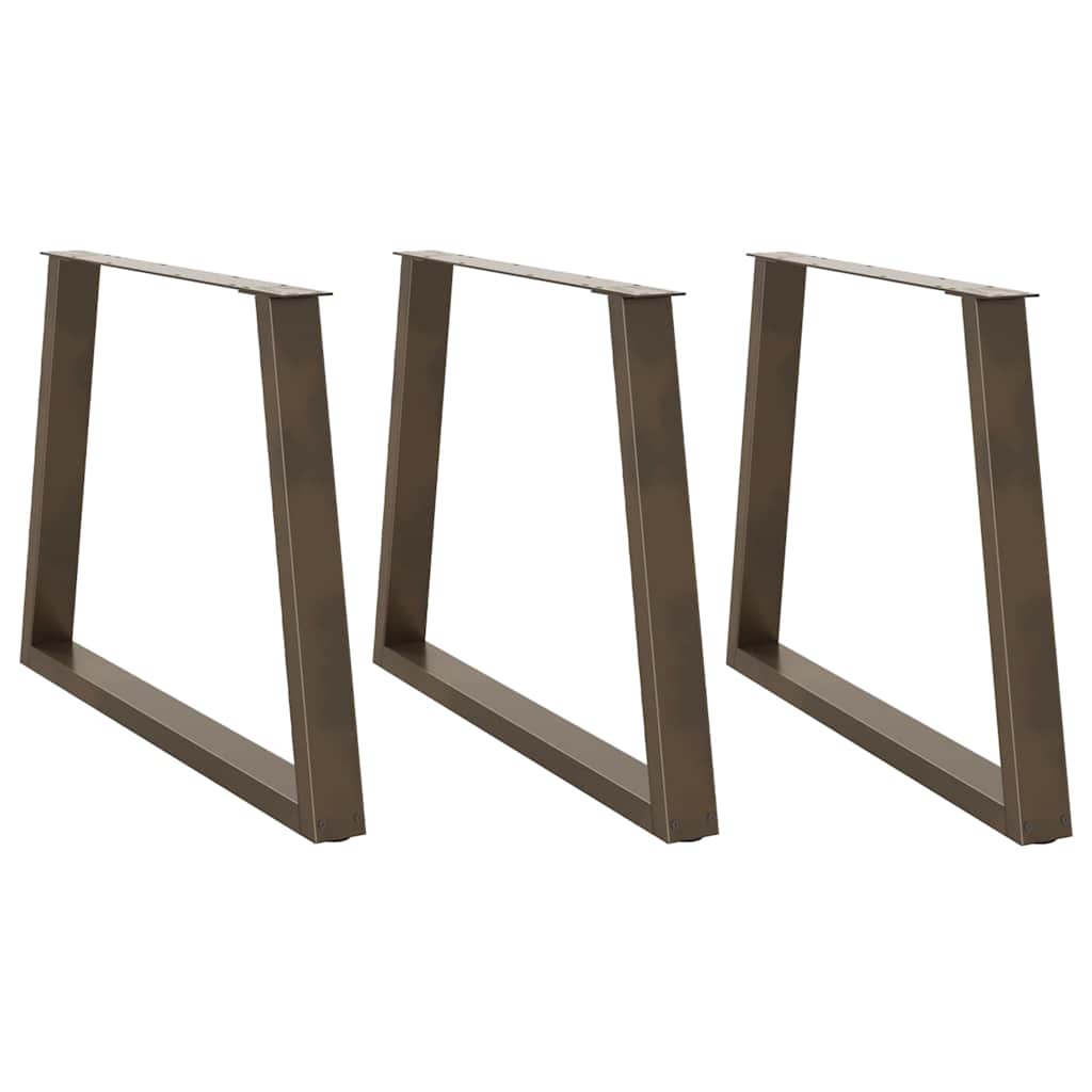 Dining Table Legs V-Shape 2 Pcs Steel