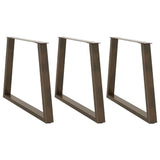 Dining Table Legs V-Shape 2 Pcs Steel