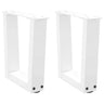 Coffee Table Legs V-Shape 2 Pcs Steel