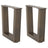 Coffee Table Legs V-Shape 2 Pcs Steel