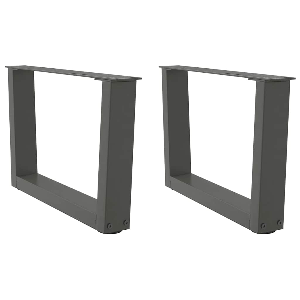 Coffee Table Legs V-Shape 2 Pcs Steel