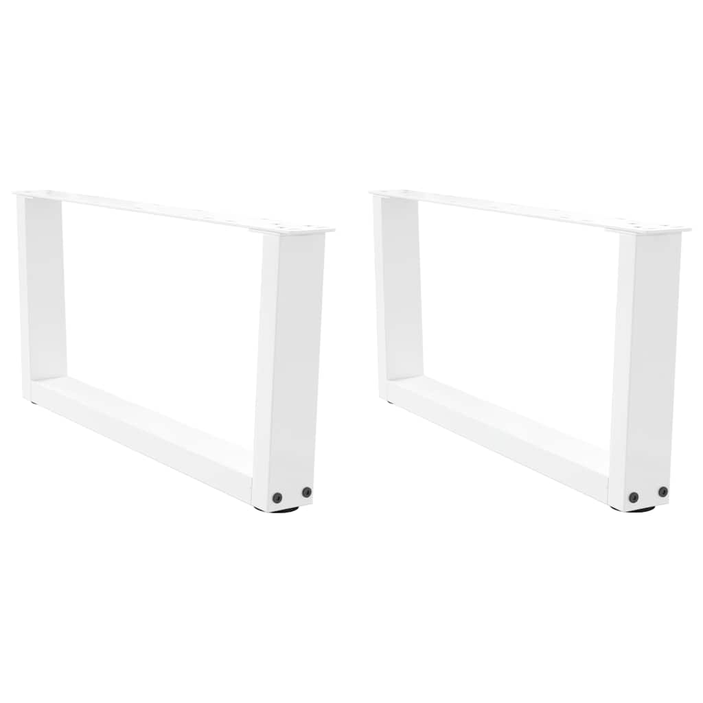 Coffee Table Legs V-Shape 2 Pcs Steel
