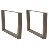Coffee Table Legs V-Shape 2 Pcs Steel