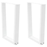 Coffee Table Legs V-Shape 2 Pcs Steel