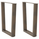 Coffee Table Legs V-Shape 2 Pcs Steel
