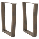 Coffee Table Legs V-Shape 2 Pcs Steel