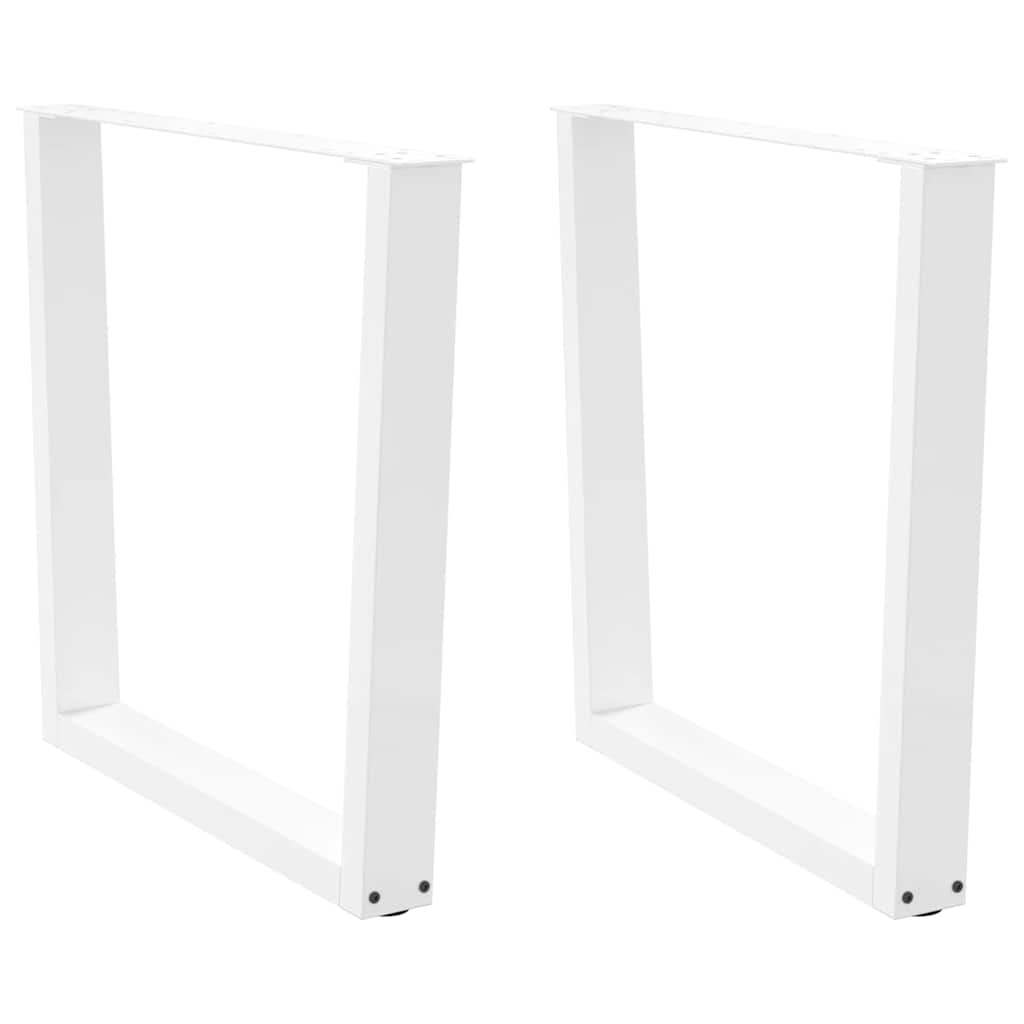 Coffee Table Legs V-Shape 2 Pcs Steel