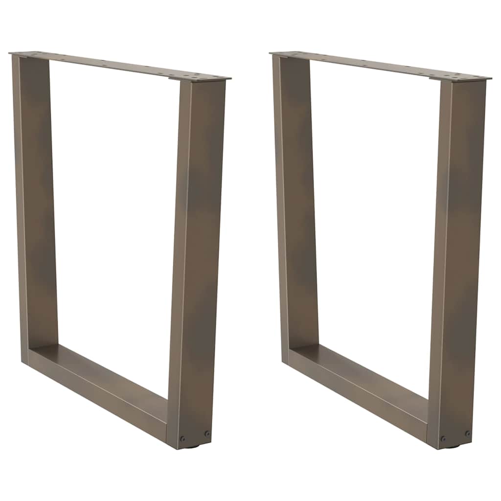 Coffee Table Legs V-Shape 2 Pcs Steel