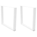 Coffee Table Legs V-Shape 2 Pcs Steel
