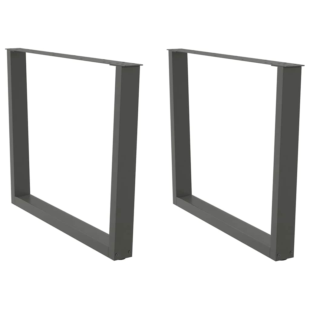 Coffee Table Legs V-Shape 2 Pcs Steel