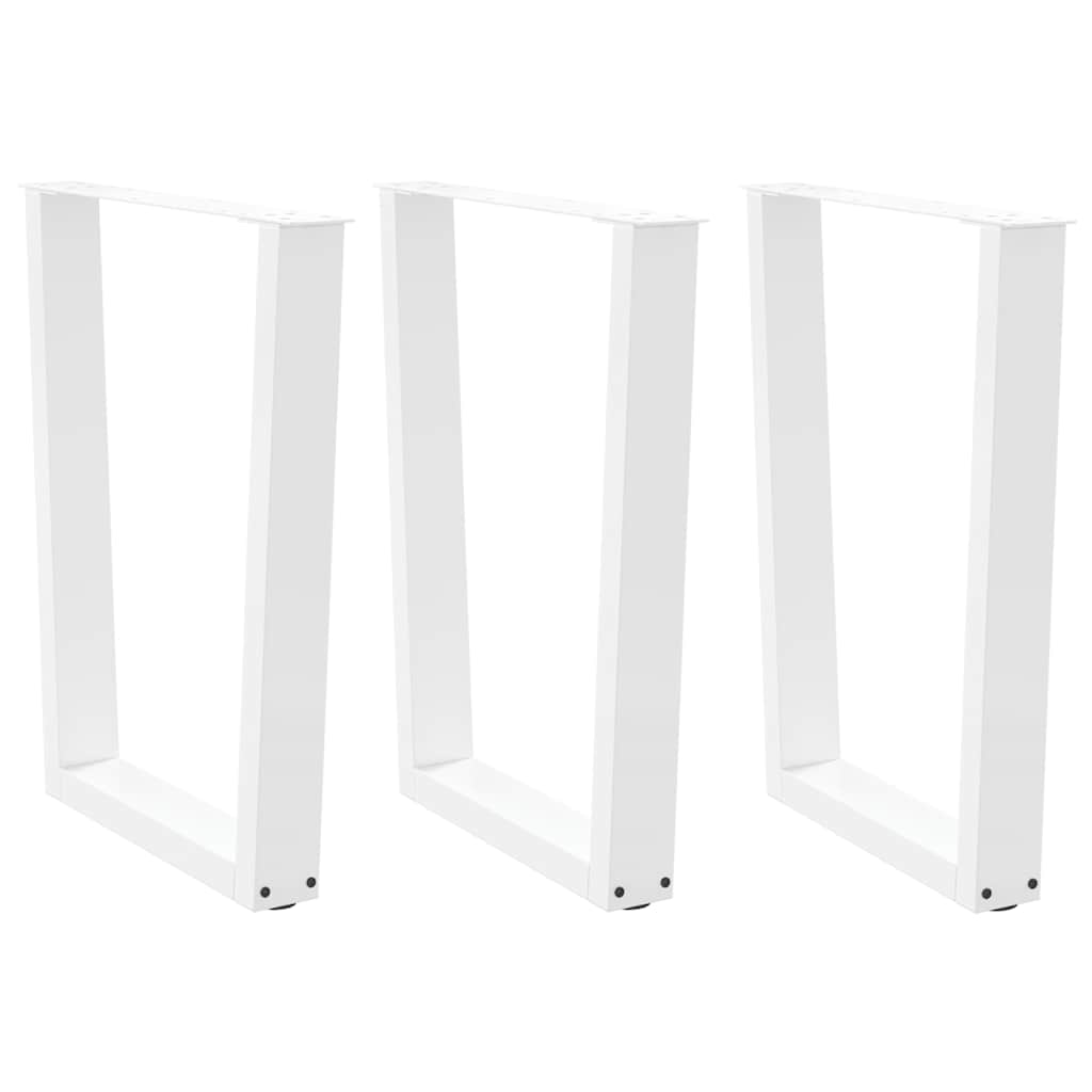 Coffee Table Legs V-Shape 2 Pcs Steel