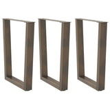Coffee Table Legs V-Shape 2 Pcs Steel