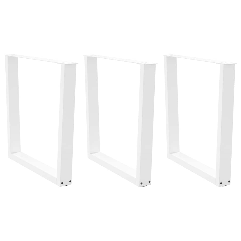 Coffee Table Legs V-Shape 2 Pcs Steel