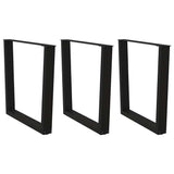 Coffee Table Legs V-Shape 2 Pcs Steel