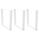 Coffee Table Legs V-Shape 2 Pcs Steel