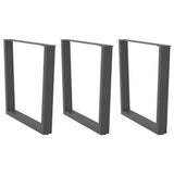 Coffee Table Legs V-Shape 2 Pcs Steel