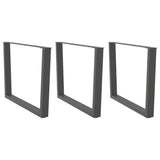Coffee Table Legs V-Shape 2 Pcs Steel