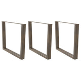 Coffee Table Legs V-Shape 2 Pcs Steel