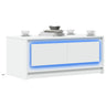 Coffee Table With Led Lights Engineered Wood