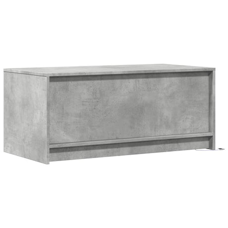 Coffee Table With Led Lights Engineered Wood