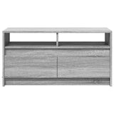 Coffee Table With Led Lights Engineered Wood