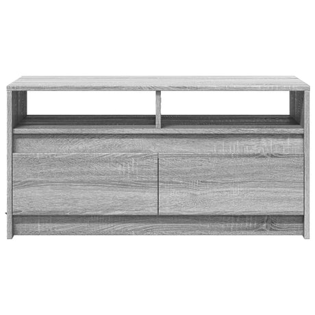 Coffee Table With Led Lights Engineered Wood