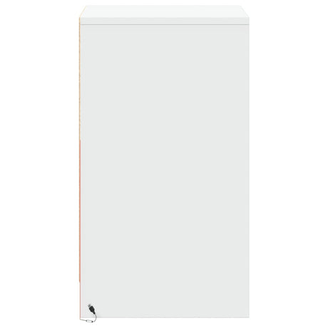 Bedside Cabinets With Led Lights 2 Pcs Engineered Wood