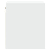 Wall-Mounted Bedside Cabinets With Led Lights 2 Pcs