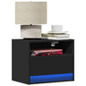 Wall-Mounted Bedside Cabinets With Led Lights 2 Pcs